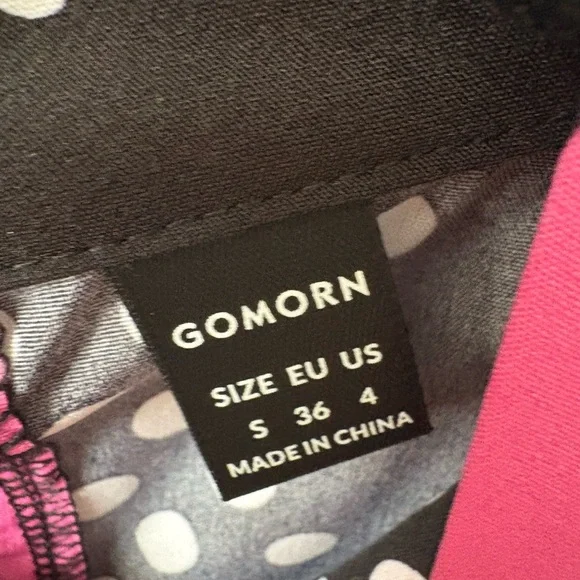 Pink, Black and White Halter Top - Picture 5 of 5